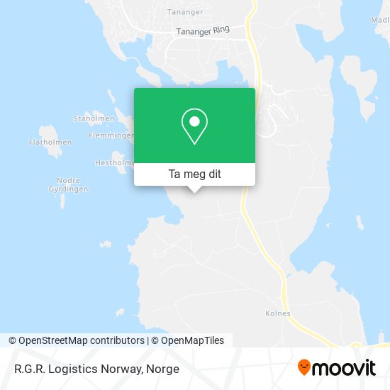 R.G.R. Logistics Norway kart