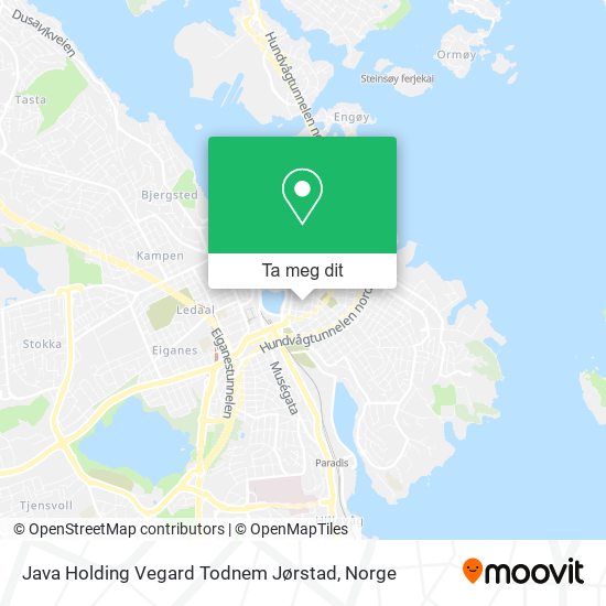 Java Holding Vegard Todnem Jørstad kart