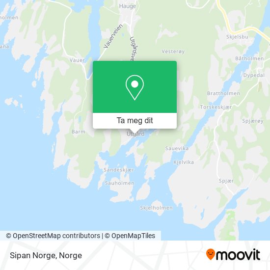 Sipan Norge kart