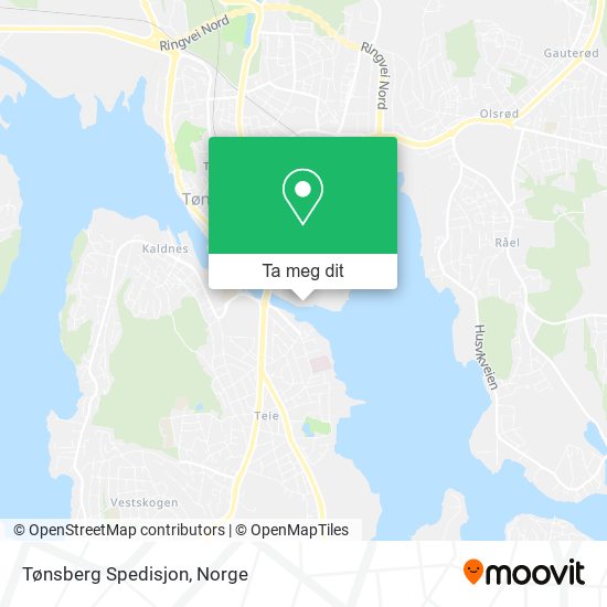 Tønsberg Spedisjon kart