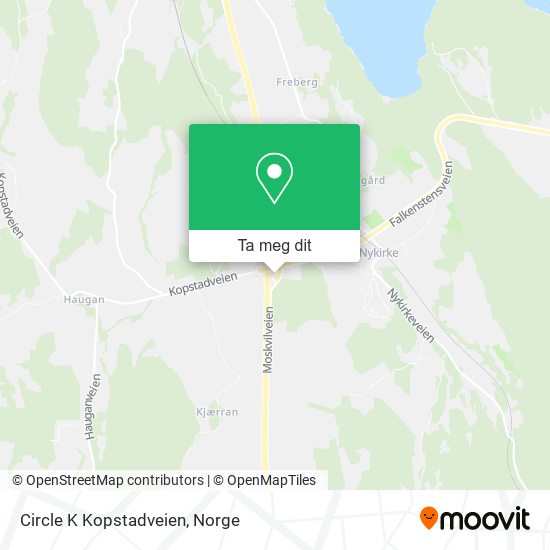 Circle K Kopstadveien kart