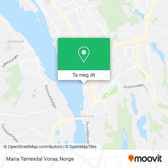 Maria Tørresdal Voraa kart