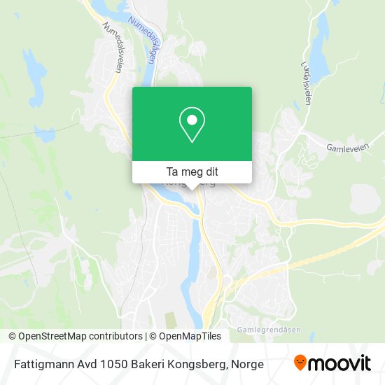 Fattigmann Avd 1050 Bakeri Kongsberg kart