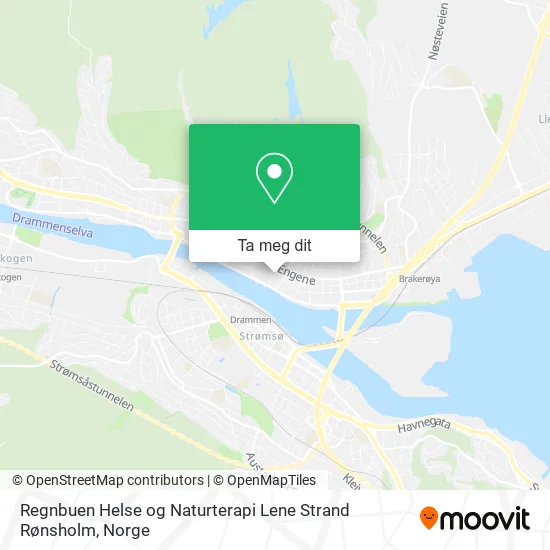 Regnbuen Helse og Naturterapi Lene Strand Rønsholm kart