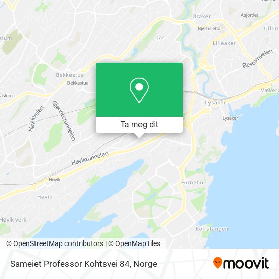 Sameiet Professor Kohtsvei 84 kart