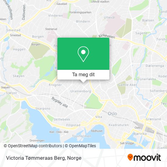 Victoria Tømmeraas Berg kart