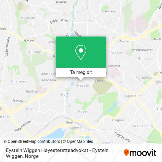 Eystein Wiggen Høyesterettsadvokat - Eystein Wiggen kart