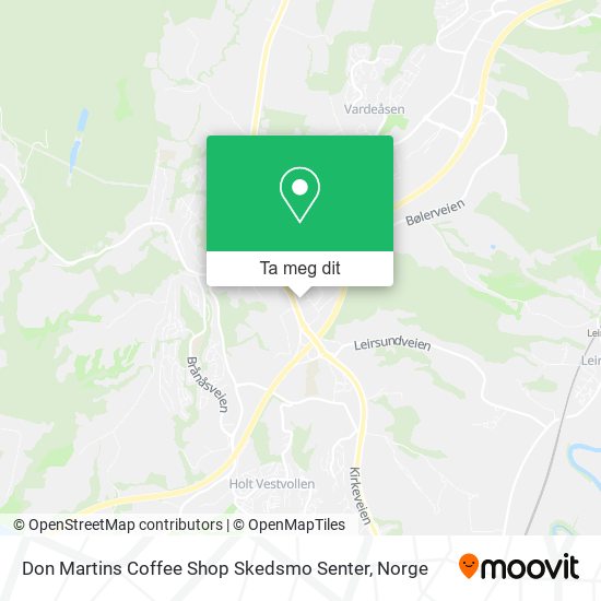 Don Martins Coffee Shop Skedsmo Senter kart