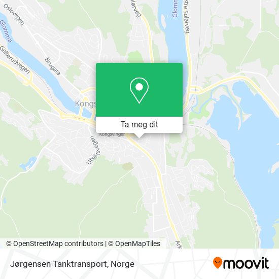 Jørgensen Tanktransport kart