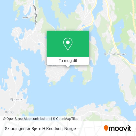 Skipsingeniør Bjørn H Knudsen kart