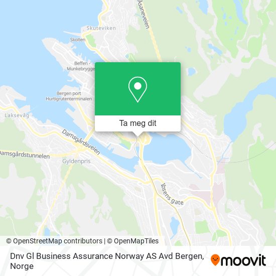 Dnv Gl Business Assurance Norway AS Avd Bergen kart