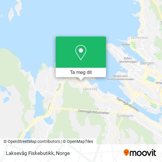 Laksevåg Fiskebutikk kart