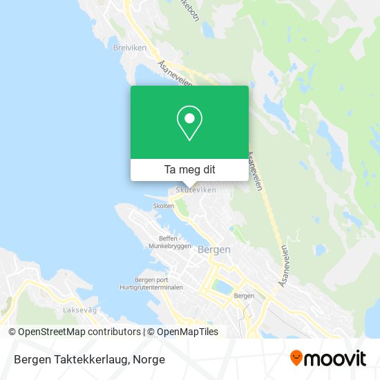 Bergen Taktekkerlaug kart