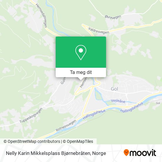 Nelly Karin Mikkelsplass Bjørnebråten kart