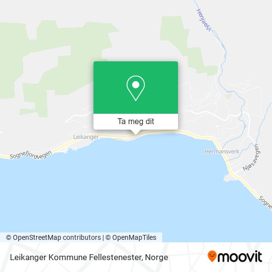 Leikanger Kommune Fellestenester kart