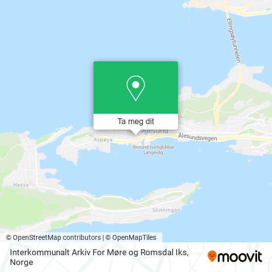 Interkommunalt Arkiv For Møre og Romsdal Iks kart