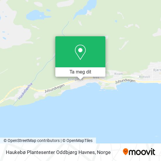 Haukebø Plantesenter Oddbjørg Havnes kart