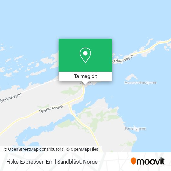 Fiske Expressen Emil Sandblåst kart