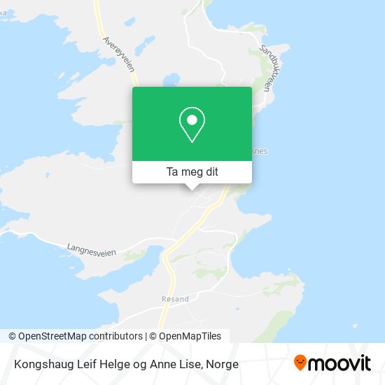 Kongshaug Leif Helge og Anne Lise kart