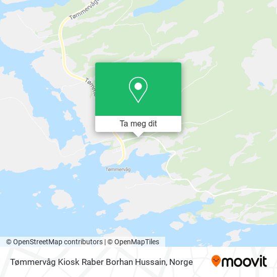Tømmervåg Kiosk Raber Borhan Hussain kart
