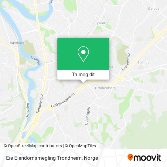 Eie Eiendomsmegling Trondheim kart