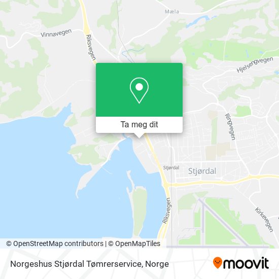 Norgeshus Stjørdal Tømrerservice kart