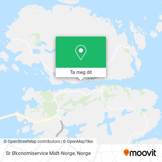 Sr Økonomiservice Midt-Norge kart