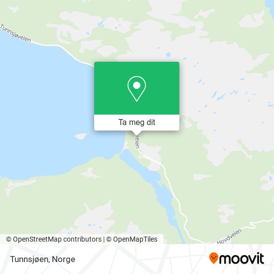 Tunnsjøen kart