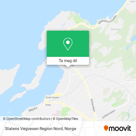 Statens Vegvesen Region Nord kart