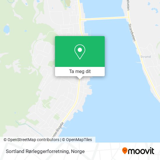 Sortland Rørleggerforretning kart