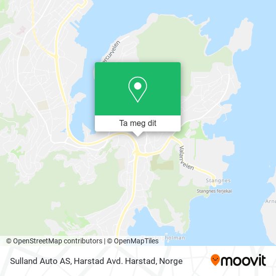 Sulland Auto AS, Harstad Avd. Harstad kart