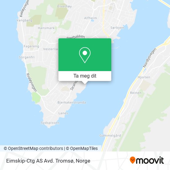 Eimskip-Ctg AS Avd. Tromsø kart