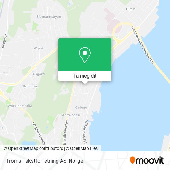 Troms Takstforretning AS kart