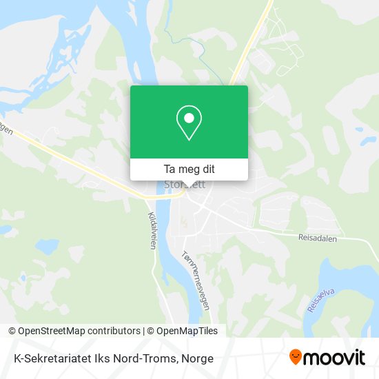 K-Sekretariatet Iks Nord-Troms kart