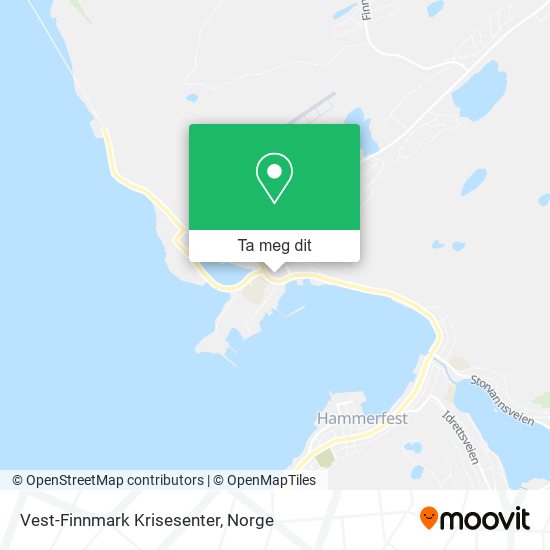 Vest-Finnmark Krisesenter kart