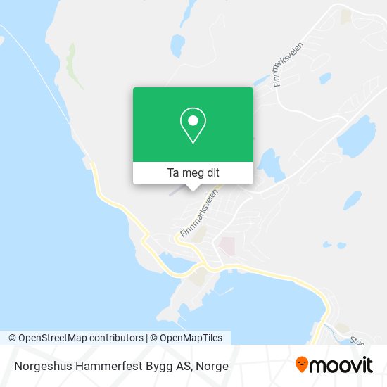 Norgeshus Hammerfest Bygg AS kart