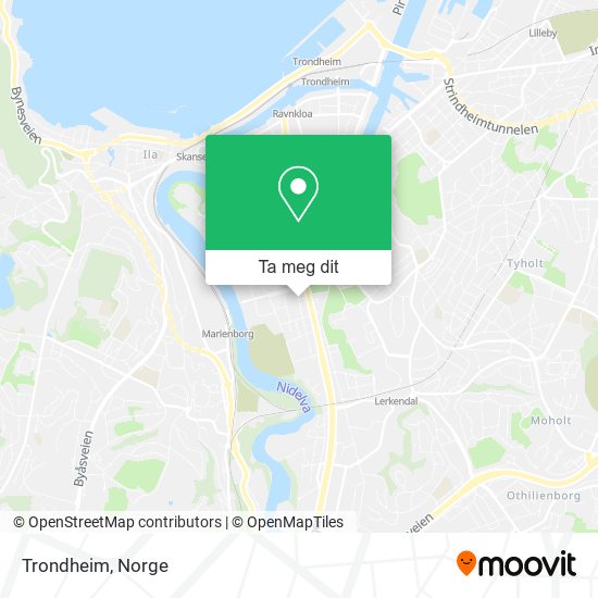 Trondheim kart