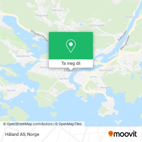 Håland AS kart
