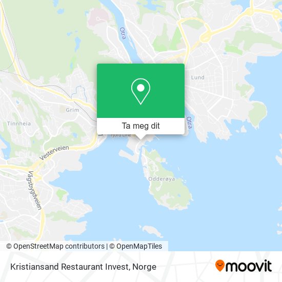 Kristiansand Restaurant Invest kart