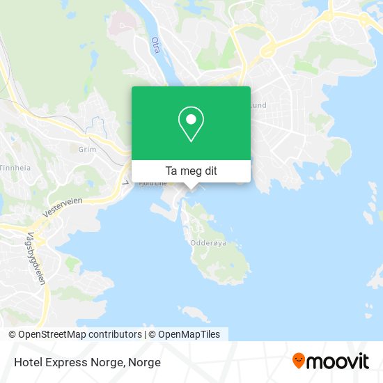 Hotel Express Norge kart
