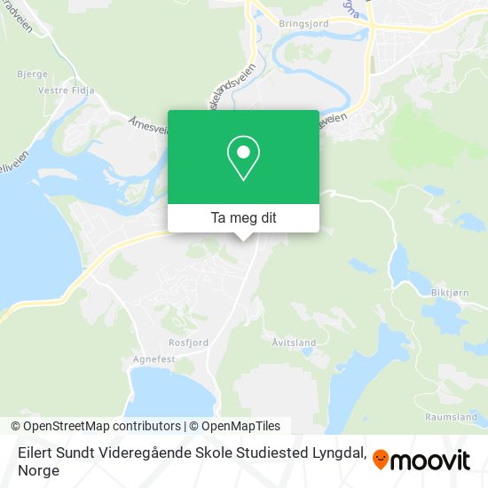 Eilert Sundt Videregående Skole Studiested Lyngdal kart