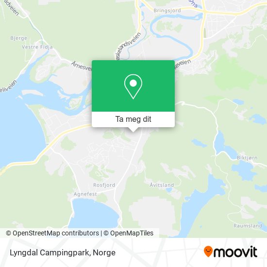 Lyngdal Campingpark kart