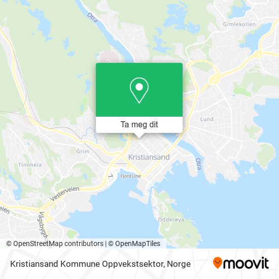 Kristiansand Kommune Oppvekstsektor kart