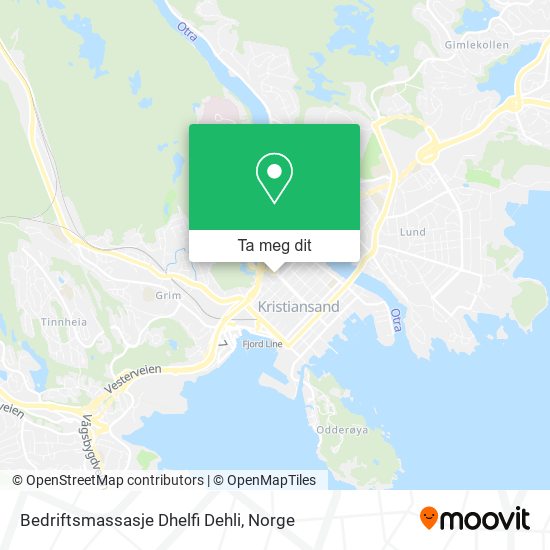 Bedriftsmassasje Dhelfi Dehli kart