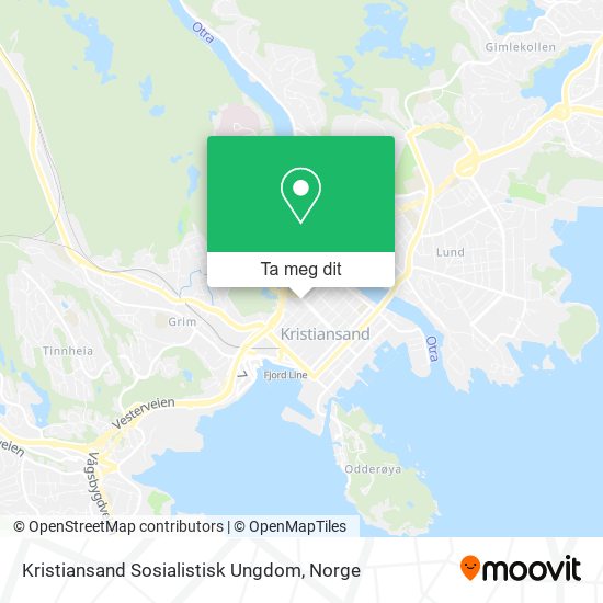 Kristiansand Sosialistisk Ungdom kart