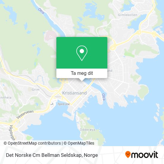 Det Norske Cm Bellman Seldskap kart