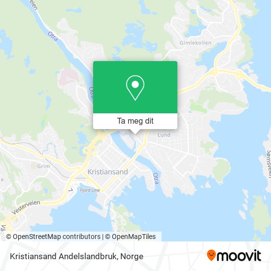 Kristiansand Andelslandbruk kart