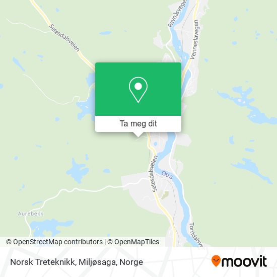 Norsk Treteknikk, Miljøsaga kart