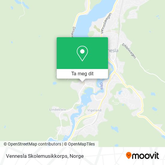 Vennesla Skolemusikkorps kart