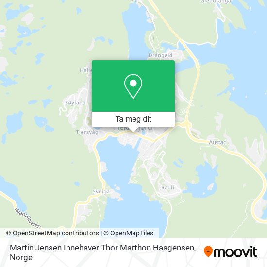Martin Jensen Innehaver Thor Marthon Haagensen kart